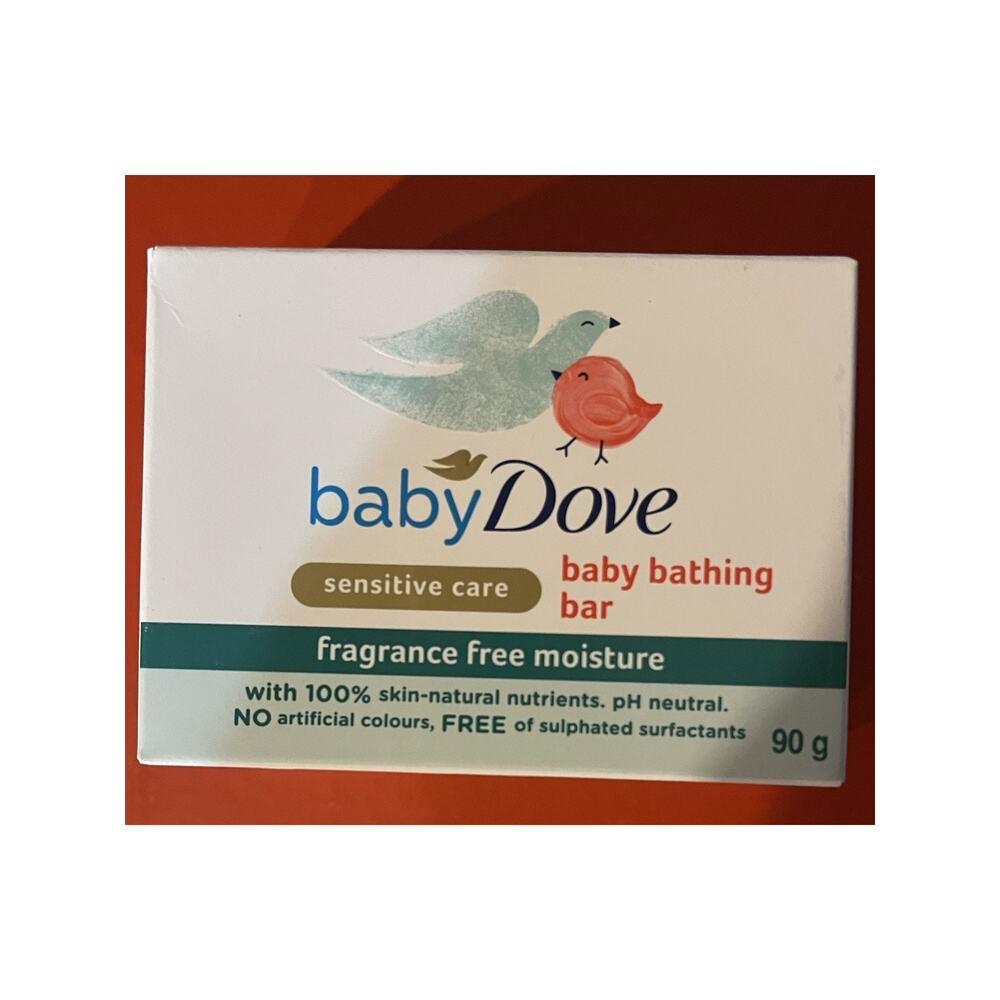 Baby Dove Baby Bathing Bar Sensitive Skin Fragrance Free Formula - New! In box